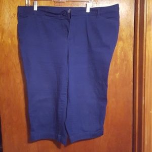 St. John's Bay Cobalt Blue dress capris